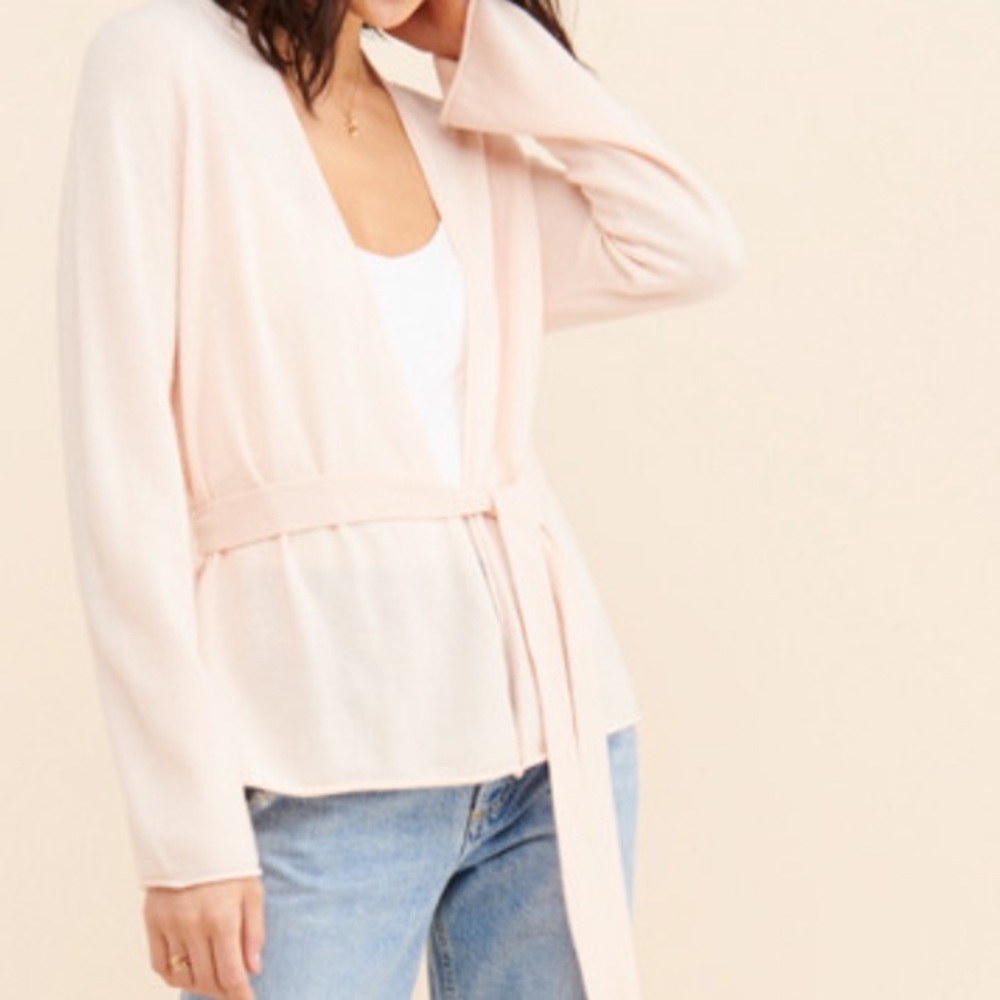 Ballet pink cardigan/shirt